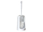 Kuba brush & holder white