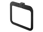 Futura black towel ring