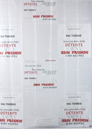 Штора для ванны PEVA WORDS