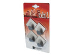 Stick  hook trendy diamond (4 pcs)