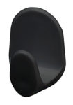 Stick hook trendy black c (4 pcs)