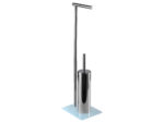 Niagara white standing WC brush holder