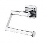 Forte 2-way fix toilet roll paper holder w/o cover, glue included