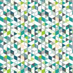 Shower curtain txt grenada multi (rings incl.)new