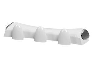 Capri wieszak 3 hakowy