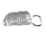 Shower rings clear (12 pcs) clear