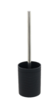 LINES BLACK MAT  toilet brush